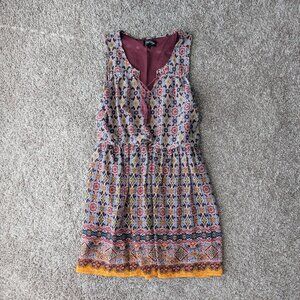 Maroon Boho Dress
